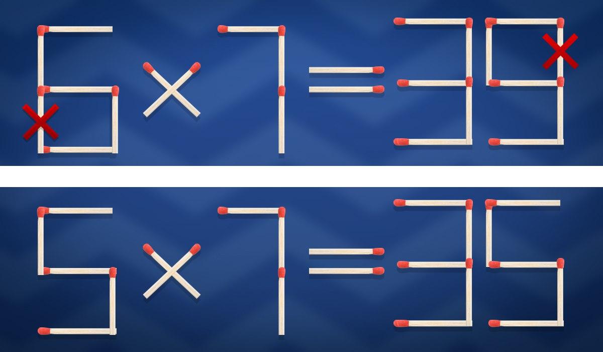 Това показва кое съвпадение и къде е необходимо да го преместите, за да коригирате равенството / колаж УНИАН / колаж УНИАН