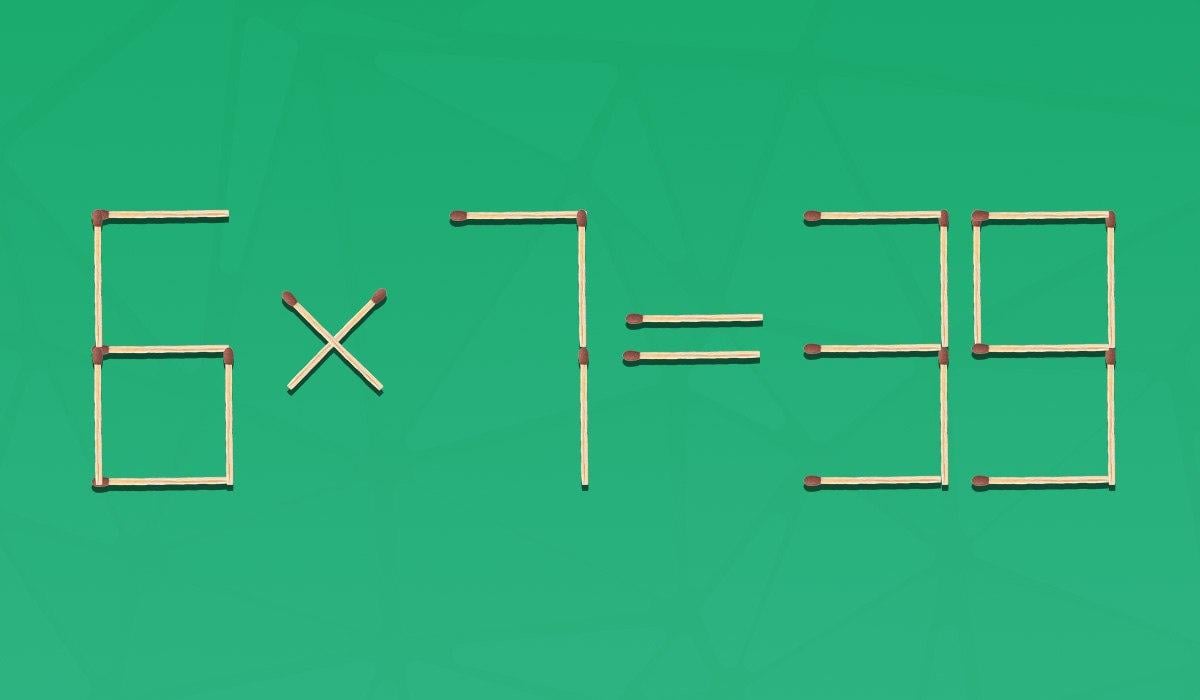 Трябва да премахнете 2 съвпадения, за да бъде равенството правилно: бърз тест за интелигентност